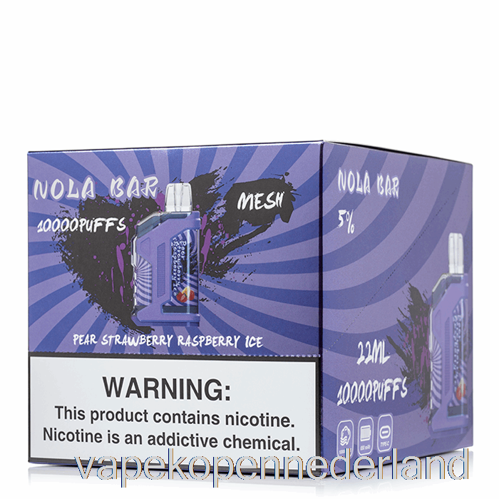 Vape Nederland [10-pack] So Soul Nola Bar 10000 Wegwerp